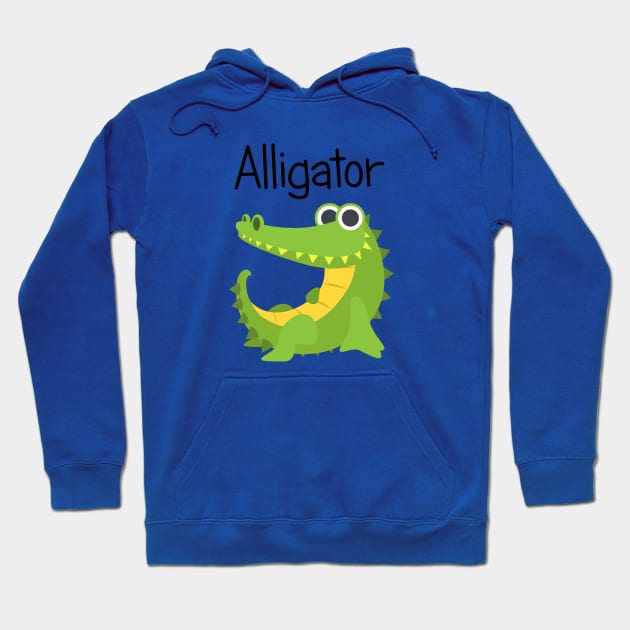 Little Green Alligator Hoodie by EclecticWarrior101